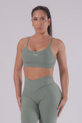 Load image into Gallery viewer, Ribbed Dream Bra Top - OLIVE
