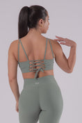 Load image into Gallery viewer, Ribbed Dream Bra Top - OLIVE
