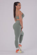 Load image into Gallery viewer, Ribbed Dream Leggings - OLIVE
