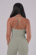 Load image into Gallery viewer, HD Seamless Scrunch Tank Top - OLIVE
