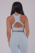 Load image into Gallery viewer, Ribbed Dream Crop Top - ICE BLUE
