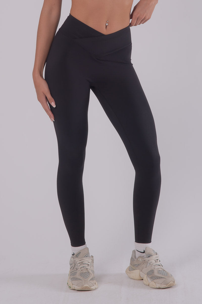 Ribbed Dream Leggings - RAVEN