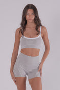 Load image into Gallery viewer, Statement Contrast Bra Top - CLOUD GREY
