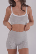 Load image into Gallery viewer, Statement Contrast Bra Top - CLOUD GREY
