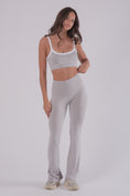 Load image into Gallery viewer, Statement Contrast Flared Pants - CLOUD GREY
