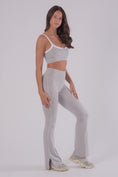 Load image into Gallery viewer, Statement Contrast Flared Pants - CLOUD GREY
